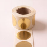 50 goldene Aufkleber