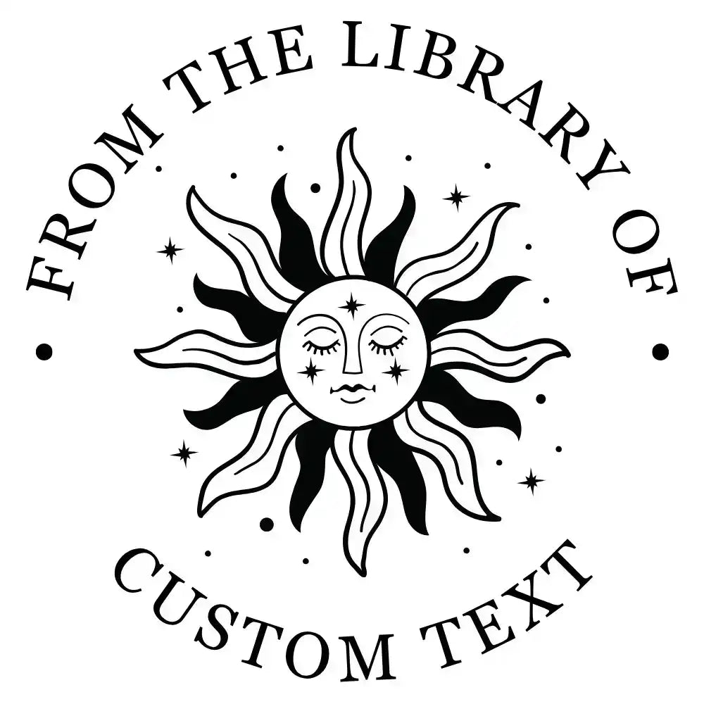 Custom Book Embosser - Stamped Pages