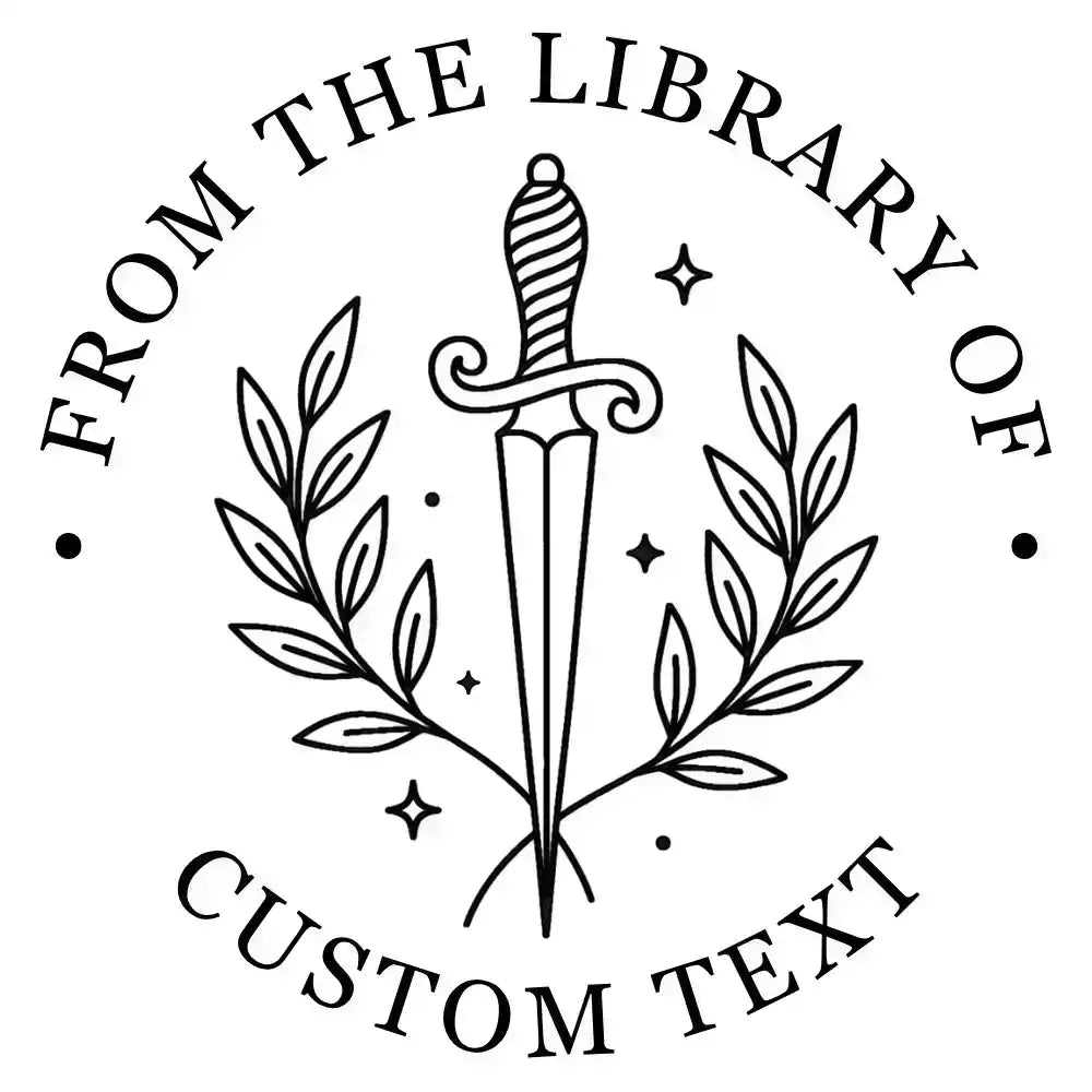 Custom Book Embosser - Stamped Pages