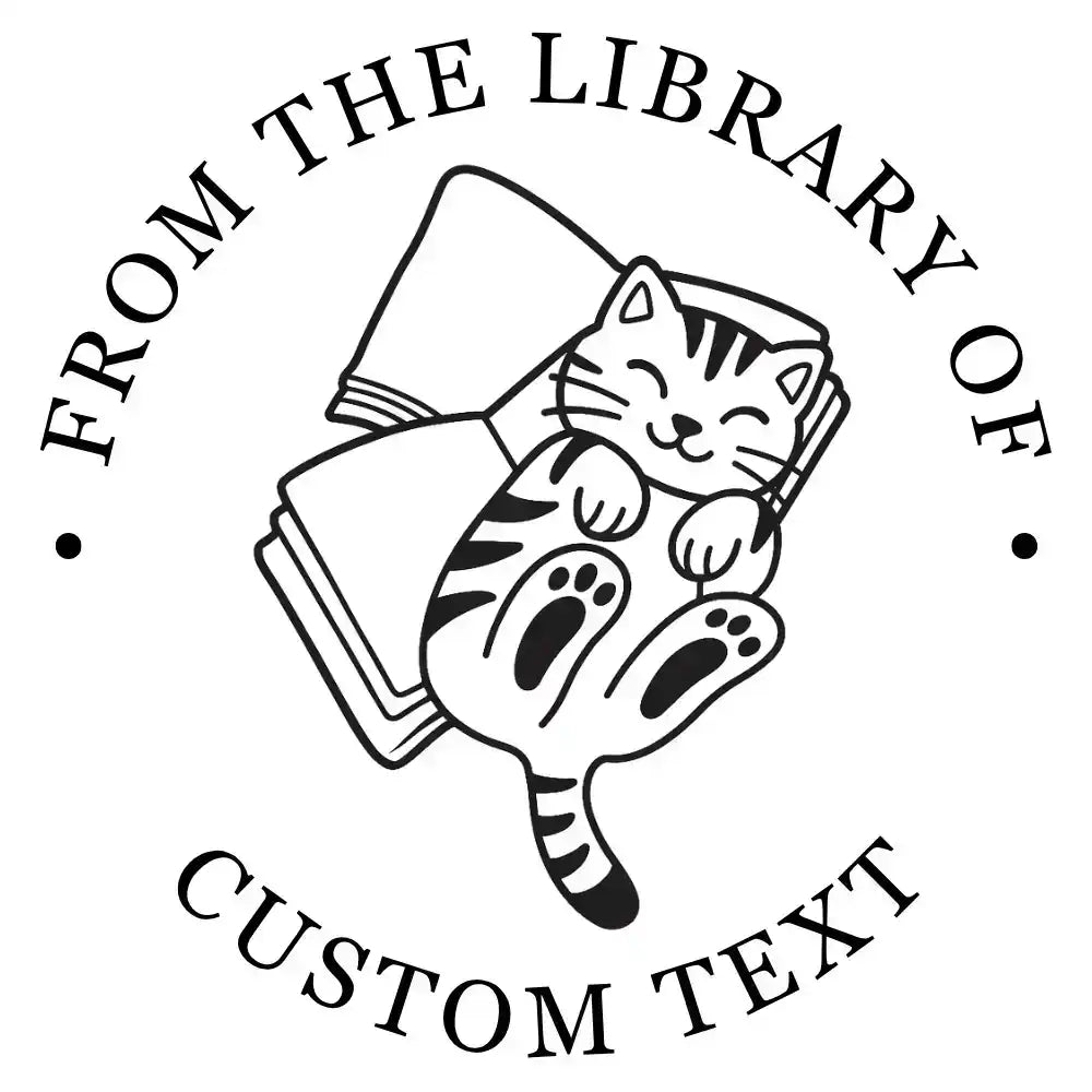 Custom Book Embosser - Stamped Pages