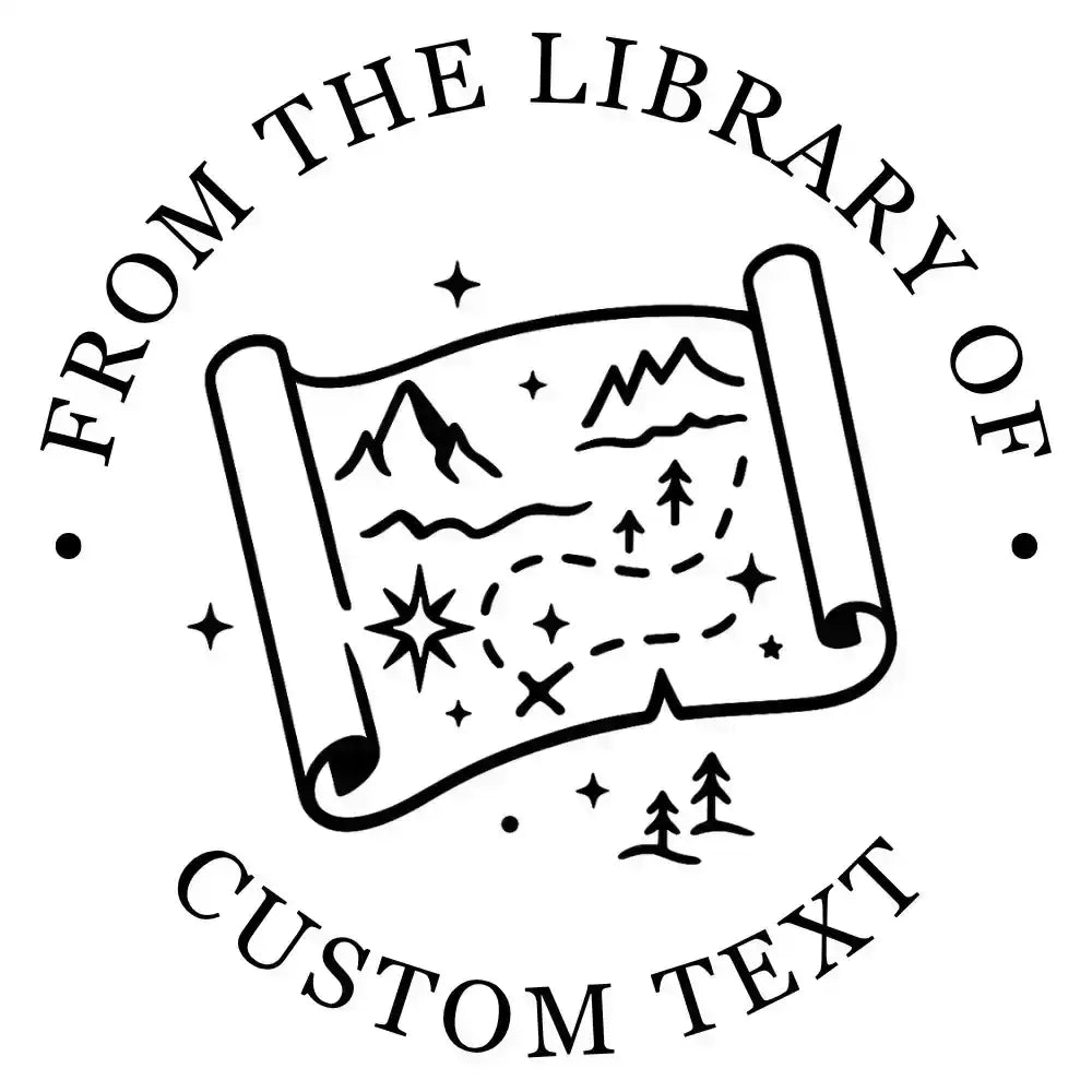 Custom Book Embosser - Stamped Pages