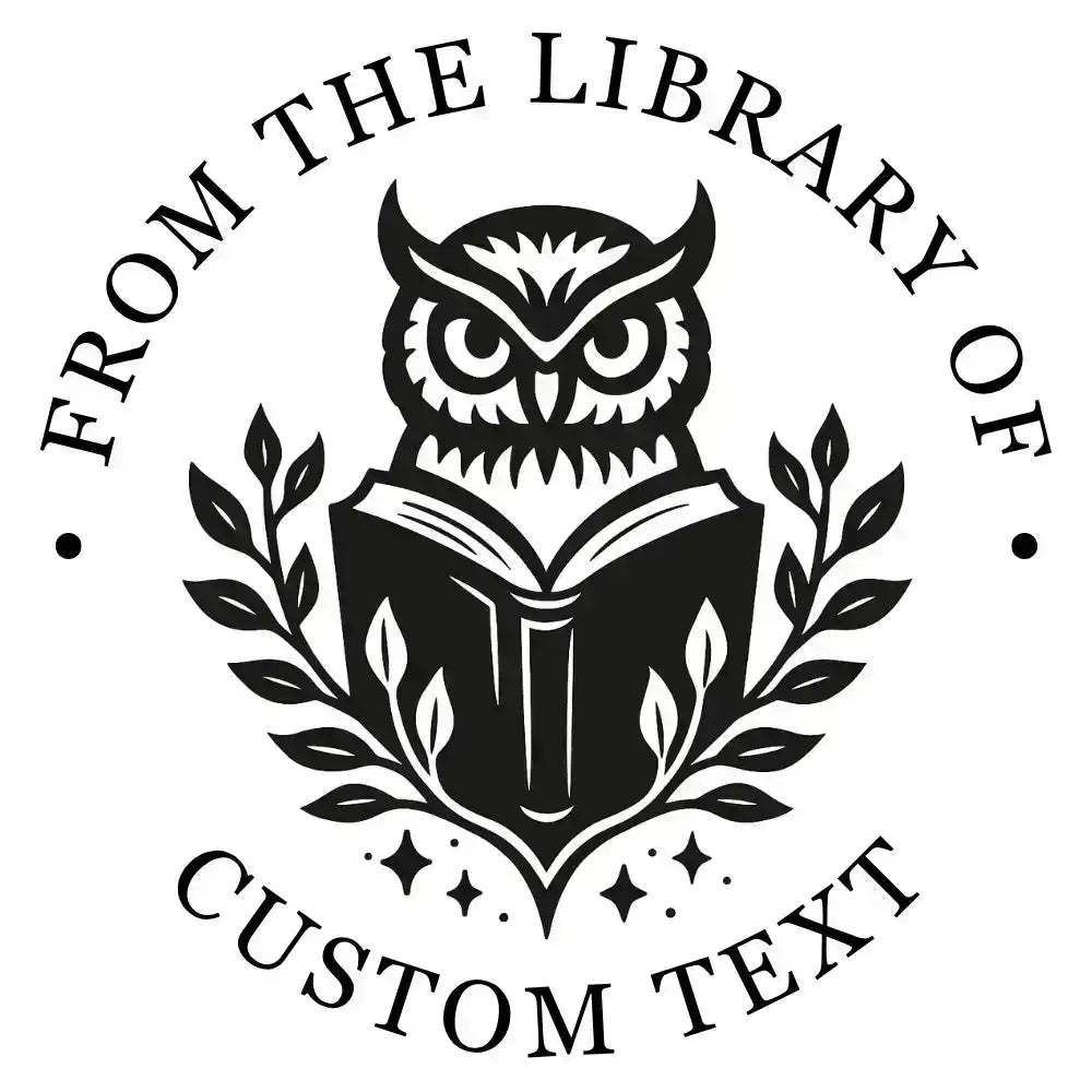 Custom Book Embosser - Stamped Pages