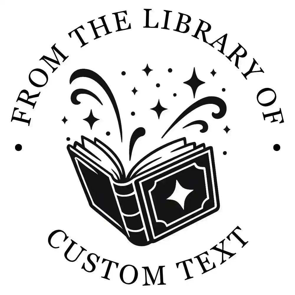 Custom Book Embosser - Stamped Pages