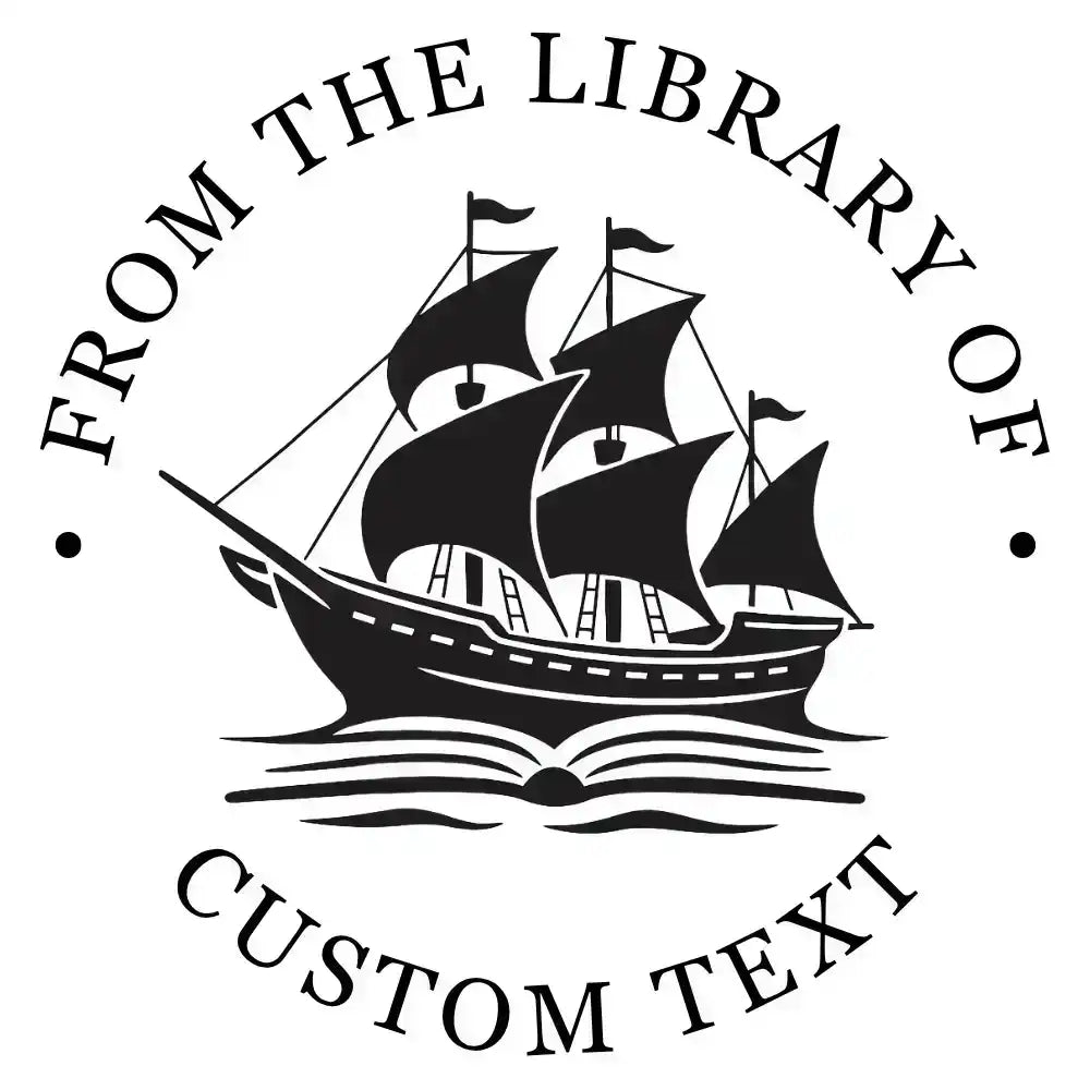 Custom Book Embosser - Stamped Pages